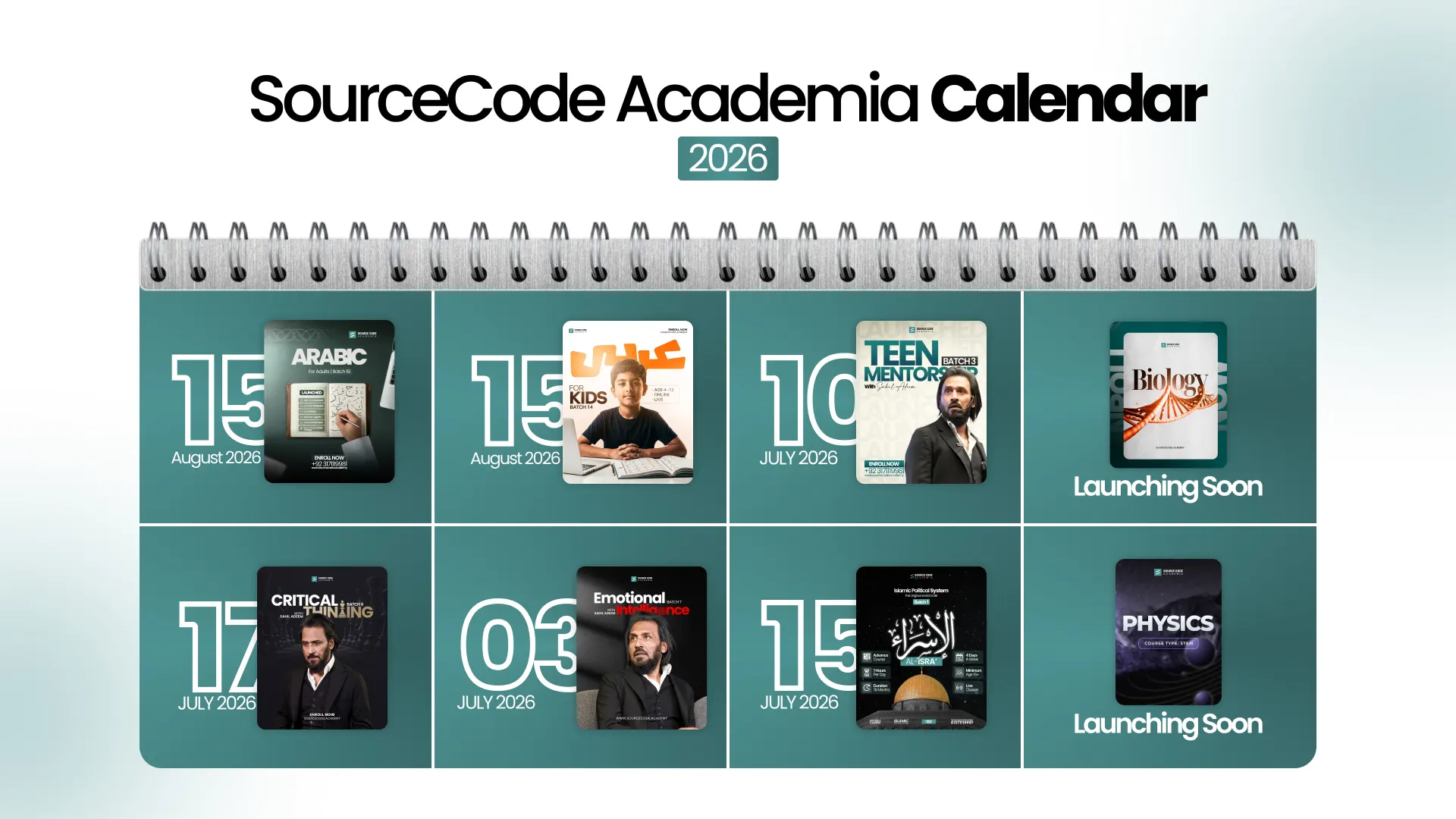Source Code Academia academic calendar